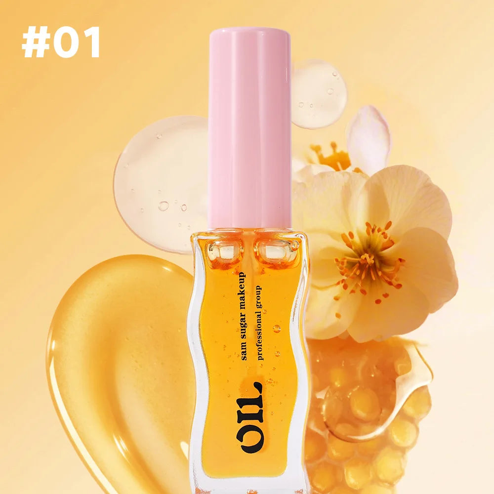 Fruit Honey Essence Lip Oil Sexy Plump Lip Jelly Strawberry Tinted Lip Liquid Waterproof Moisturize Oil Lipgloss Makeup Makeup - Belle the Jour