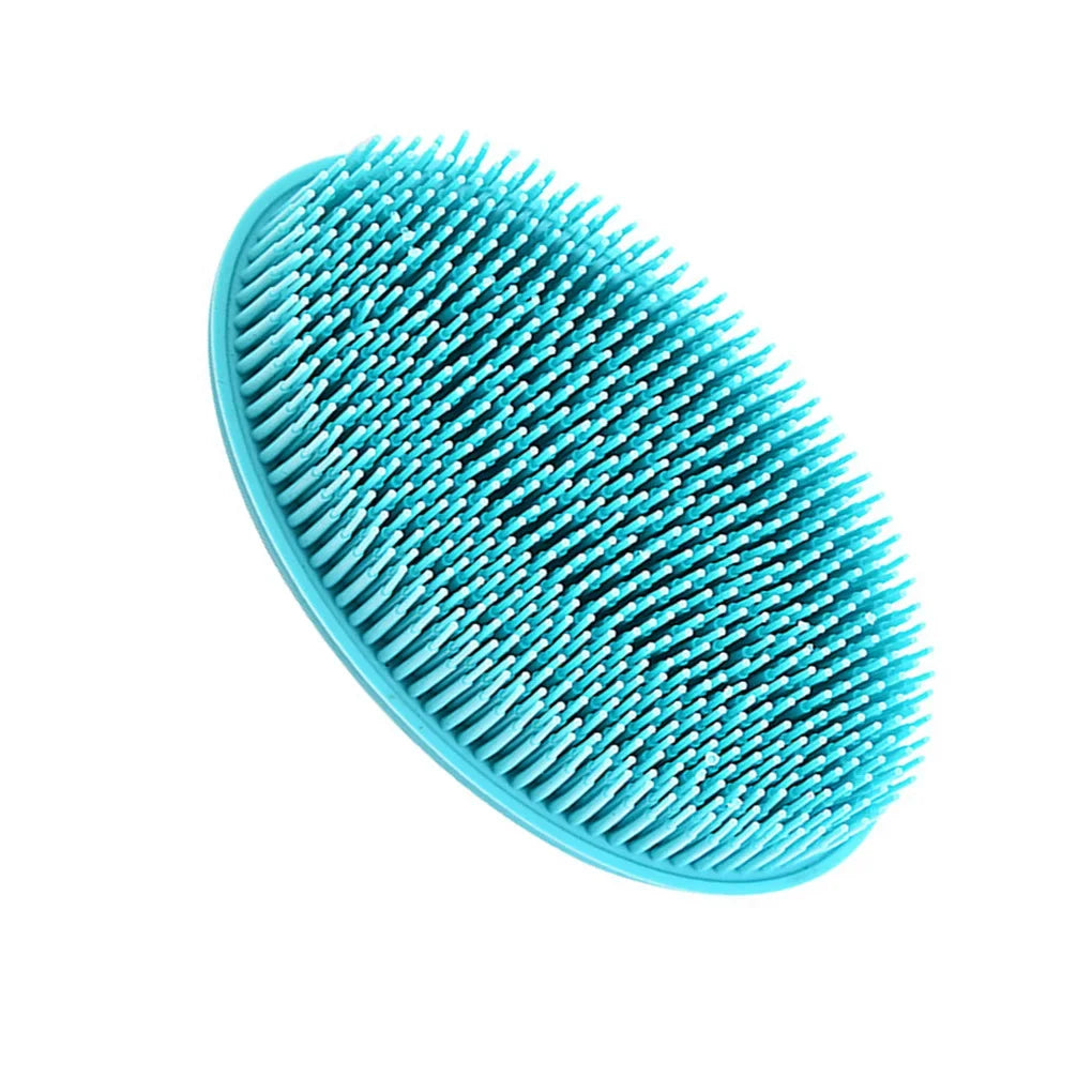 Escova de Banho em Silicone Macio para Bebê e Adulto - Exfoliação Suave e Massagem Relaxante