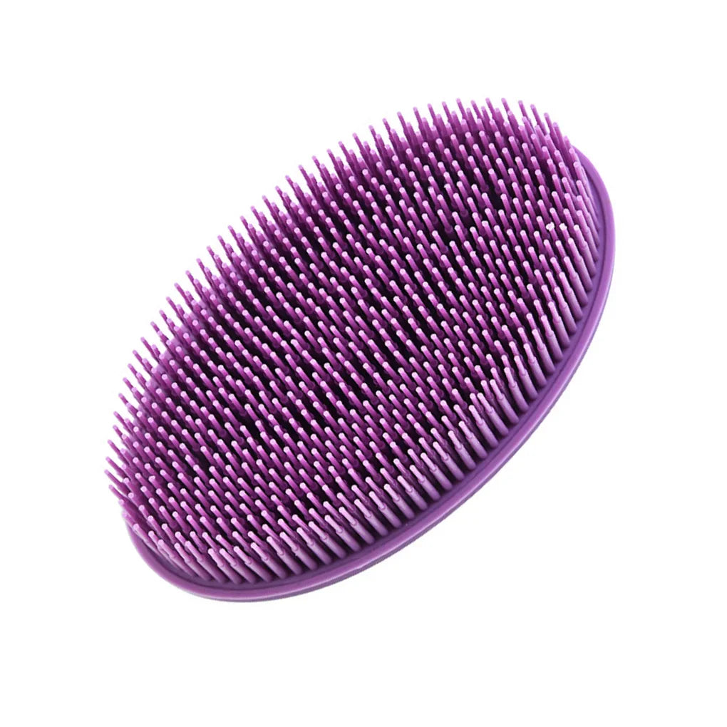 Escova de Banho em Silicone Macio para Bebê e Adulto - Exfoliação Suave e Massagem Relaxante