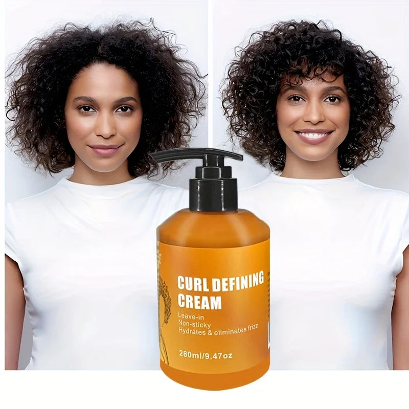 Creme Definidor de Cachos GZE - Hidratante, Anti-Frizz e Modelador