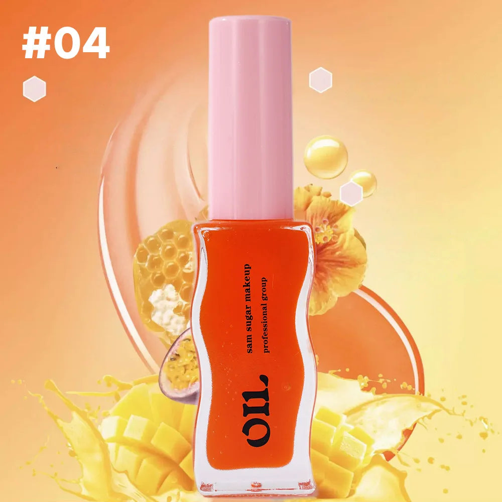 Fruit Honey Essence Lip Oil Sexy Plump Lip Jelly Strawberry Tinted Lip Liquid Waterproof Moisturize Oil Lipgloss Makeup Makeup - Belle the Jour