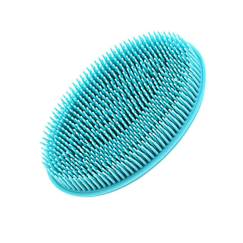 Escova de Banho em Silicone Macio para Bebê e Adulto - Exfoliação Suave e Massagem Relaxante